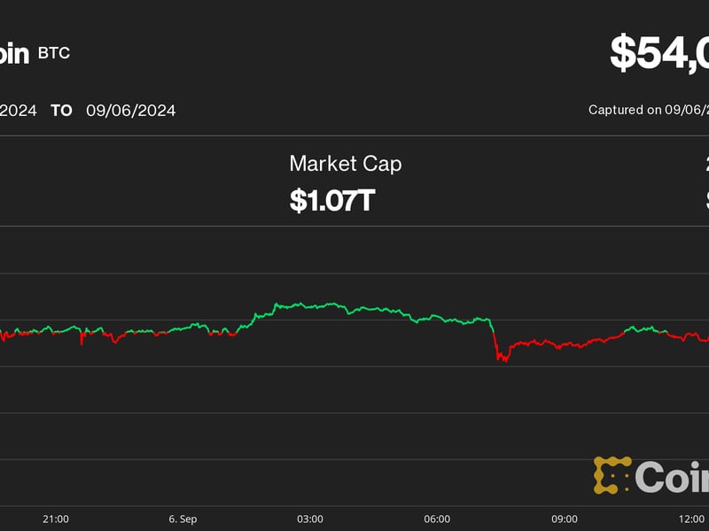 Bitcoin (BTC) Price Pumps, Then Dumps to $54K as Crypto Markets Tumble After Jobs Report