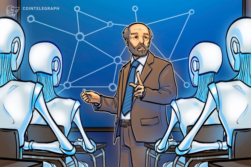 Blockchain experiment results in swarm of decentralized learning robots 