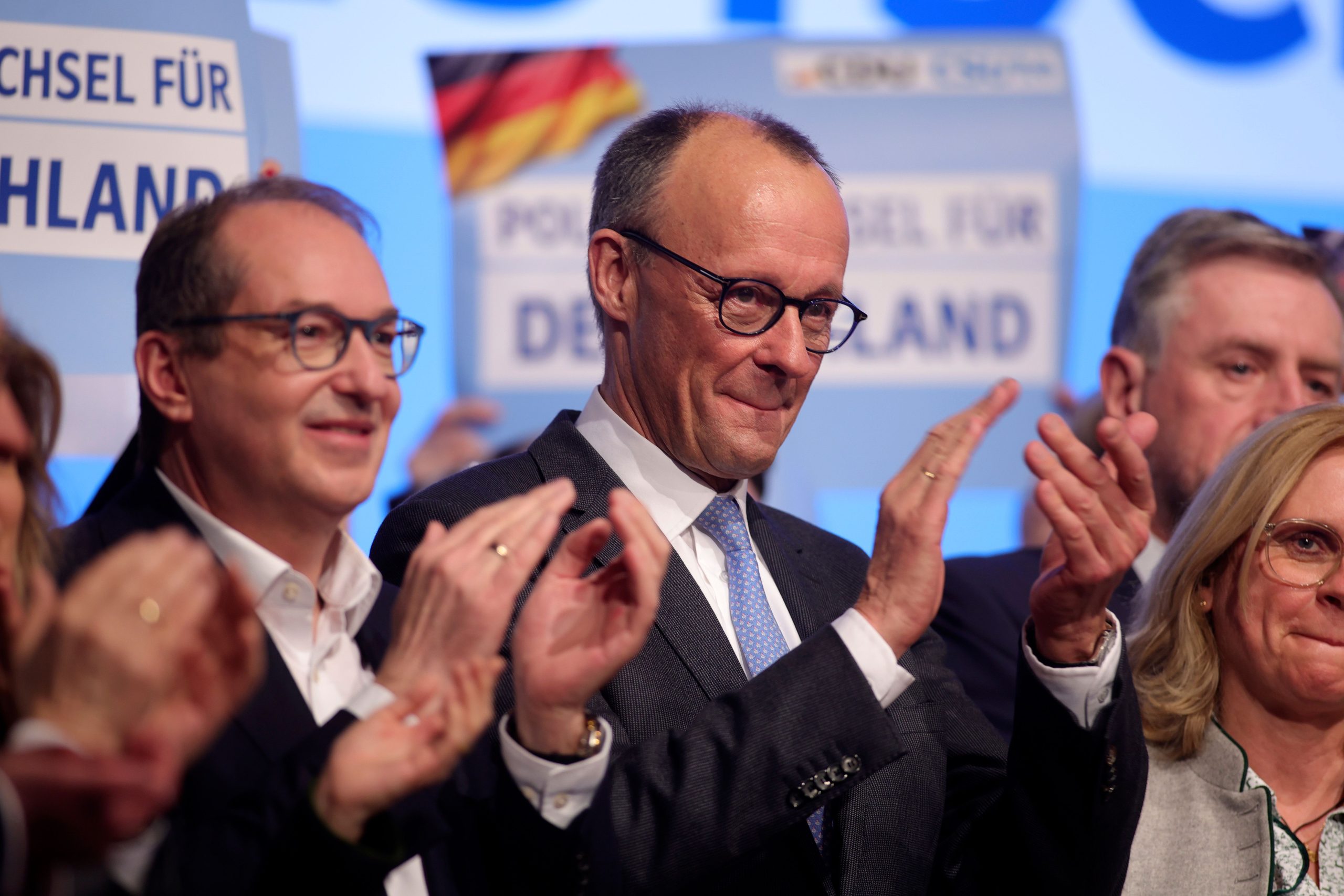 Germany's Centre Right Alliance CDU/CSU Secures Most Seats in EU Nations Election